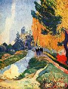 Paul Gauguin Les Alyscamps oil painting artist